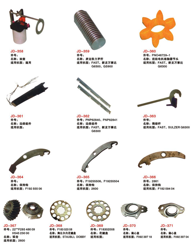 剑杆织机常用零部件41