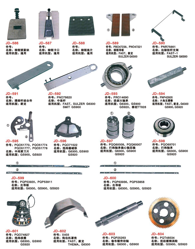 剑杆织机常用零部件53